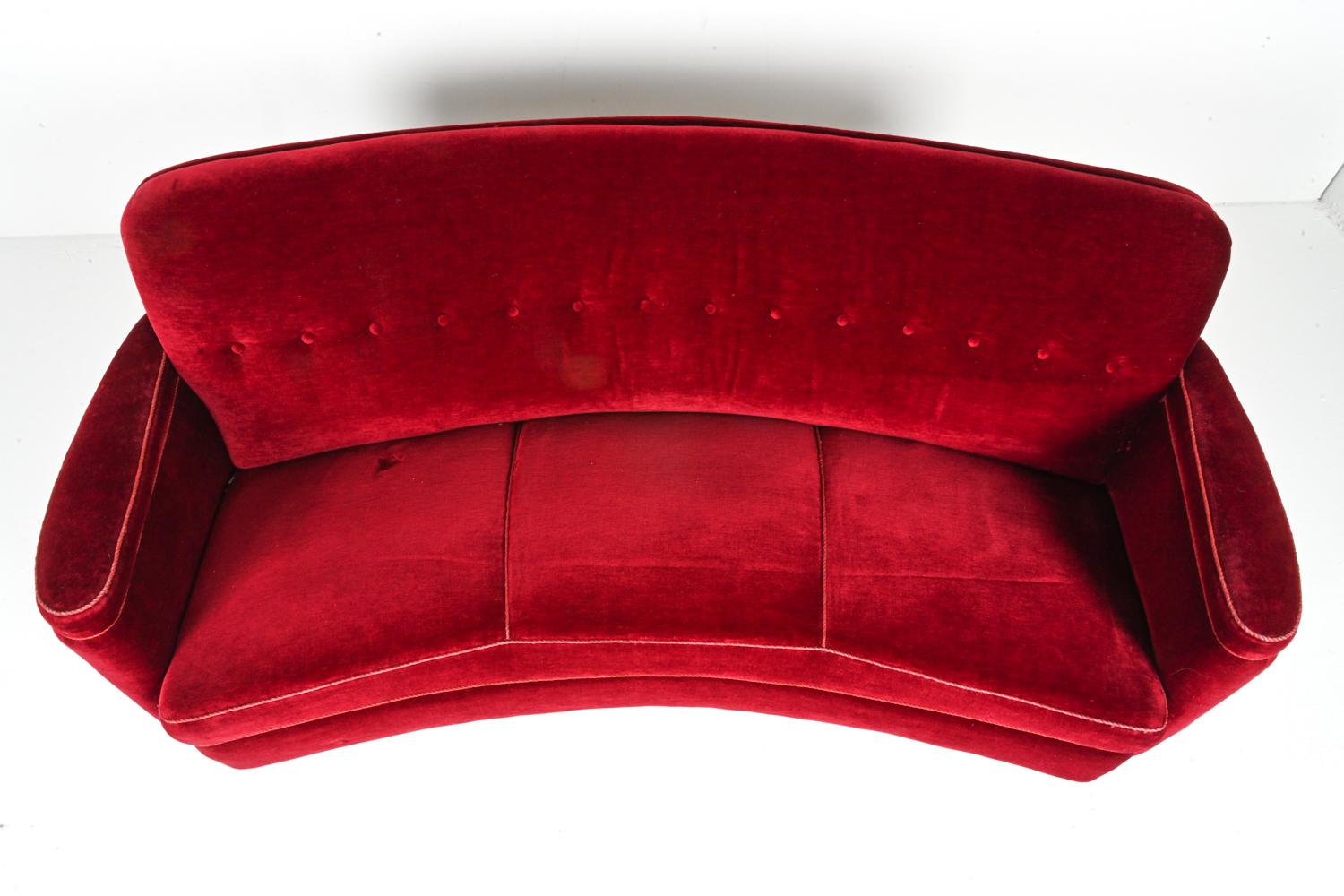 Mid-20th Century Manner of Flemming Lassen Danish Mid-Century Sofa, c. 1940's For Sale