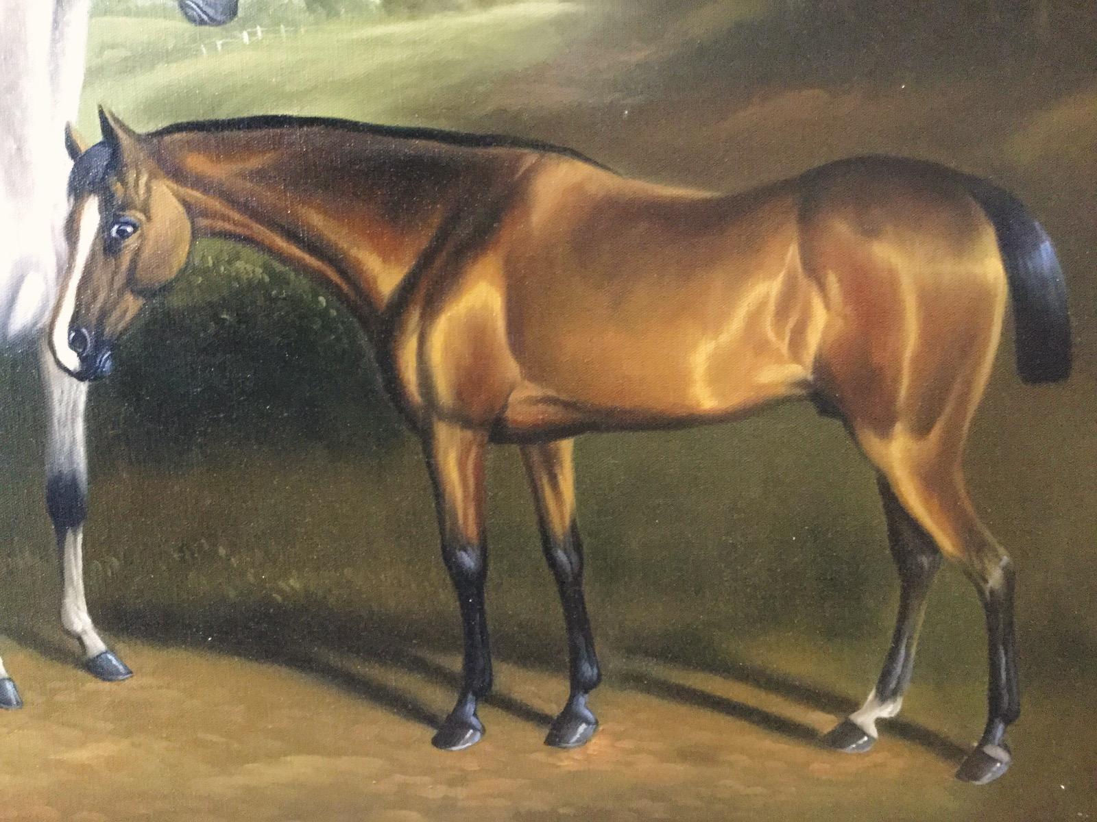 superb painter of horses