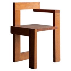 Used Manner Of Gerrit Rietveld - Steltman Chair - 1970s Dutch interpretation