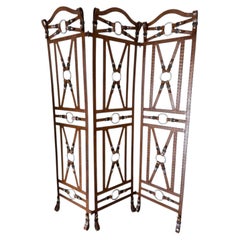 Manner of Jacques Adnet for Hermès Folding Screen or Room Divider