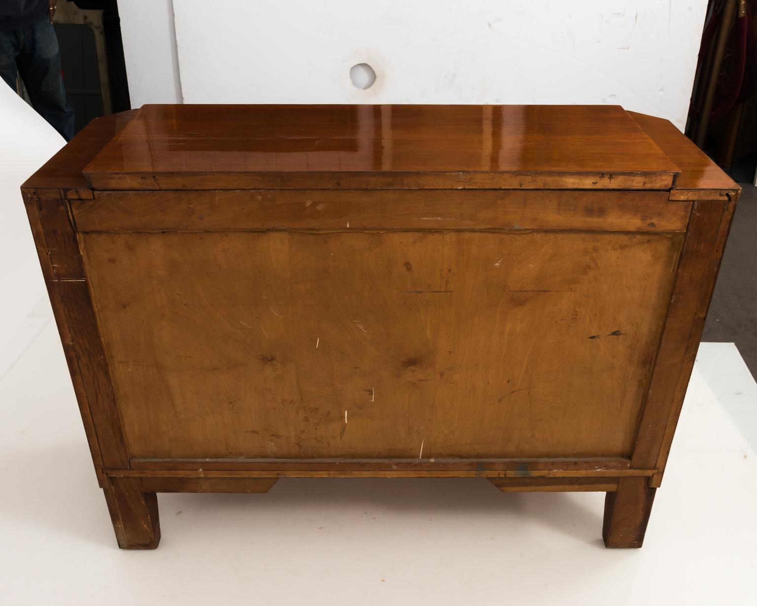 20th Century Manner of Jules Leleu French Art Deco Cabinet, circa 1940s For Sale