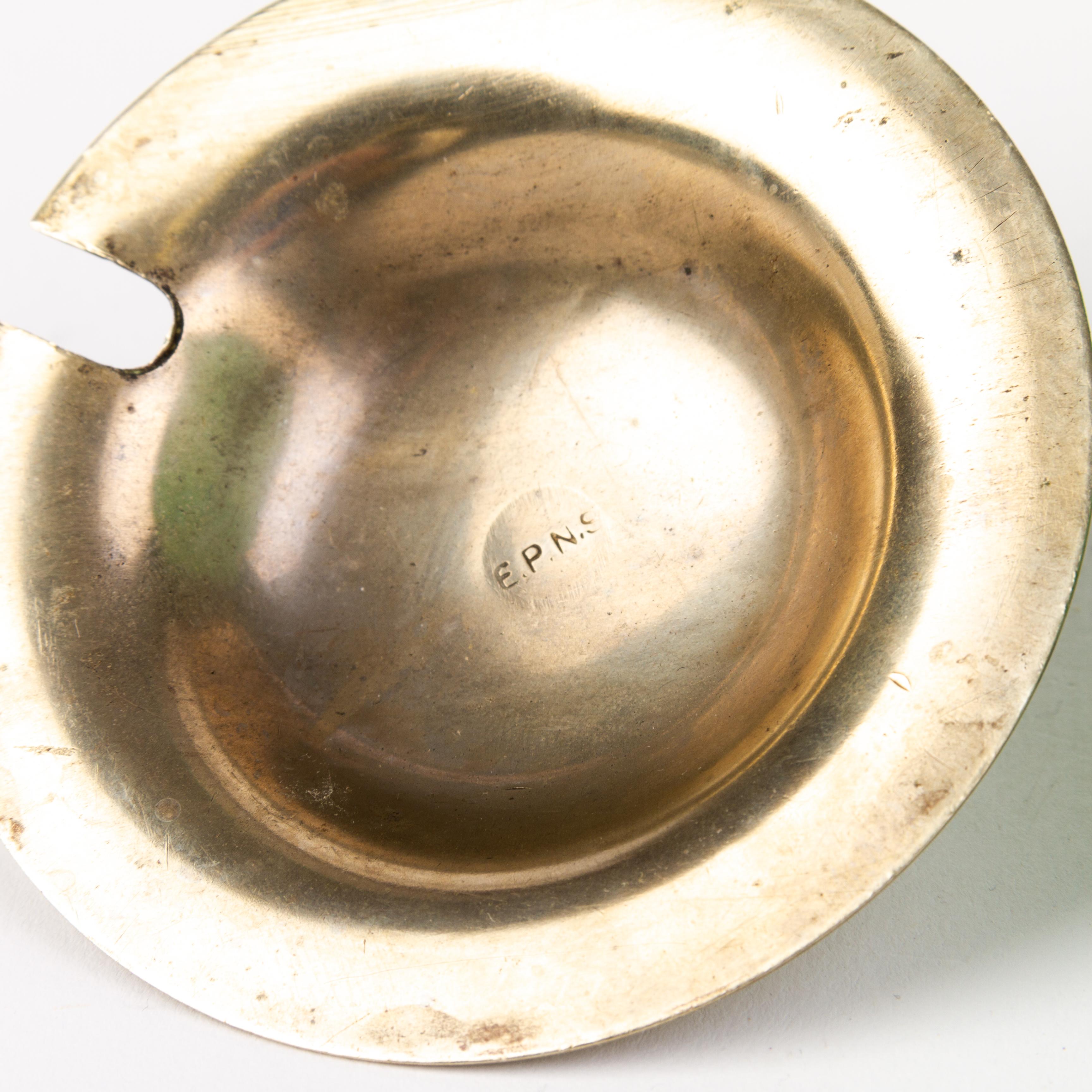 Manner of Loetz Art Deco Opaline Silhouette Cameo Glass Sugar Bowl For Sale 3