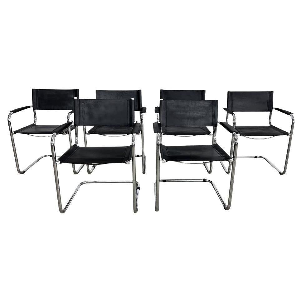 Sedie a sbalzo Mart Stam - Set di 6 sedie in vendita
