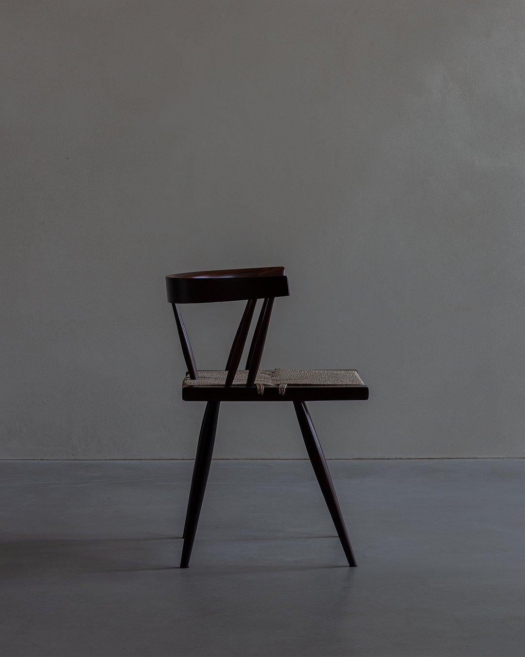 Manner of Nakashima, Grass Seated Chair, 20th century, India, Ahmedabad For Sale 5