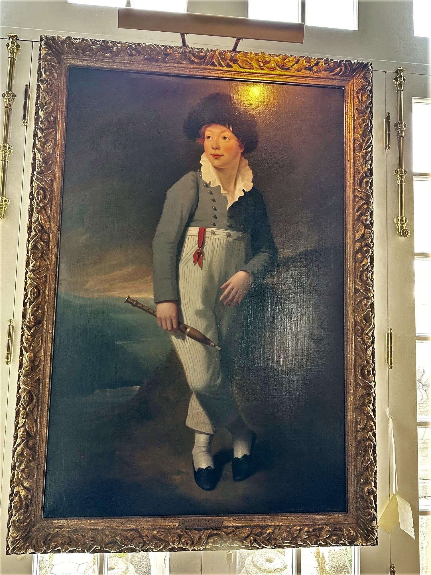 Manier von Sir John Hoppner 'Britisch, 1758-1810' Porträt von Meister Robin Vanecke im Angebot 8