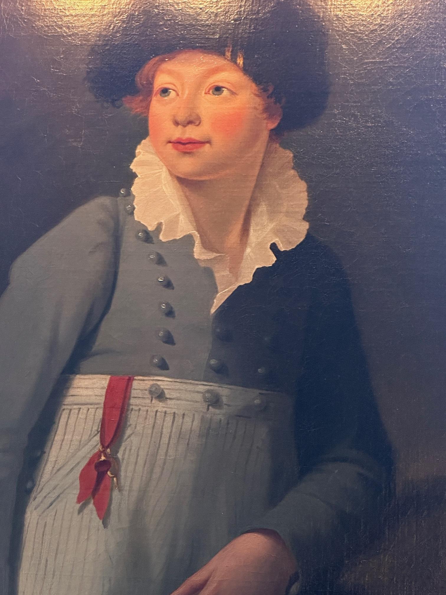 Manier von Sir John Hoppner 'Britisch, 1758-1810' Porträt von Meister Robin Vanecke im Angebot 1