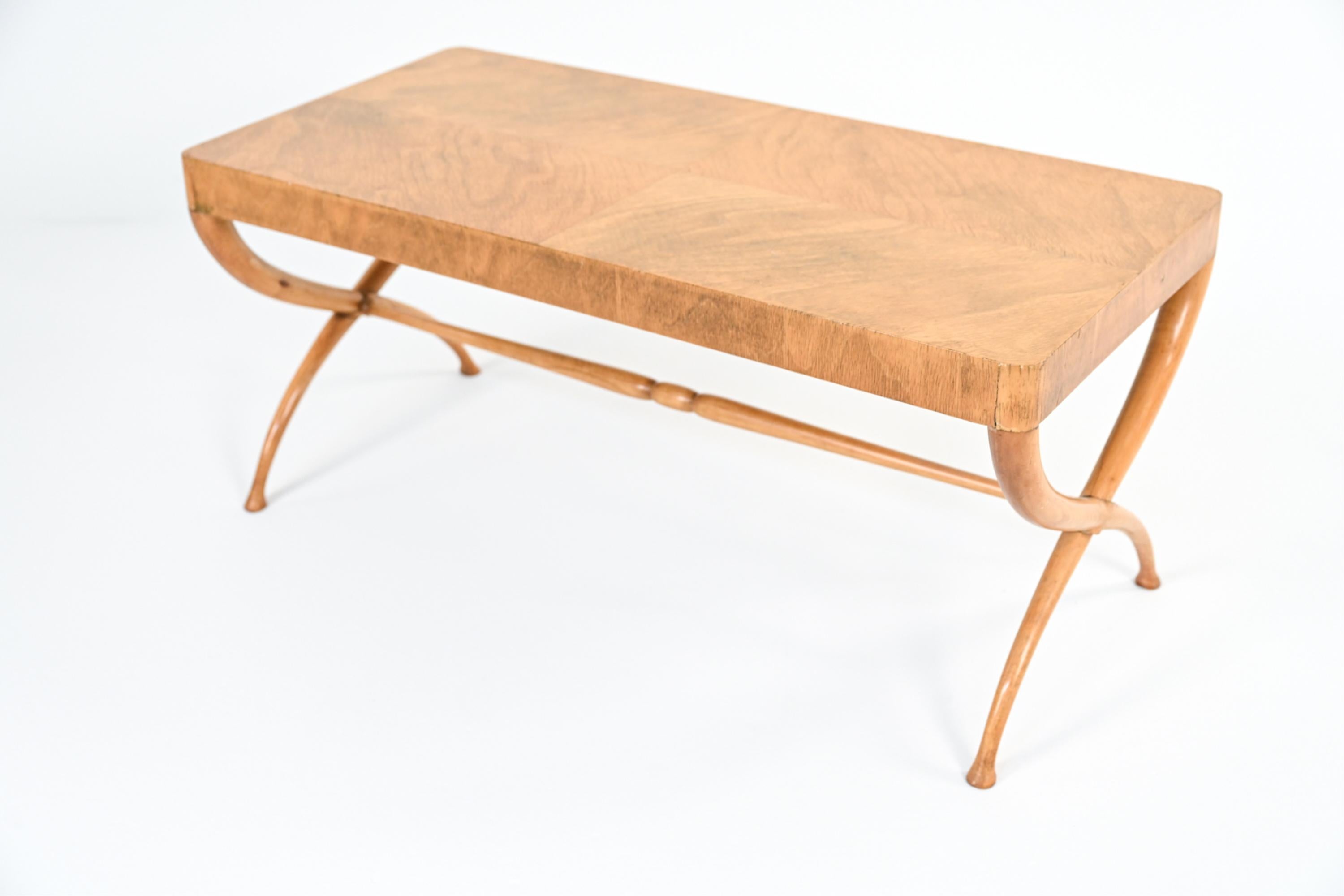 Manner of Tomaso Buzzi 1940's Coffee Table For Sale 2