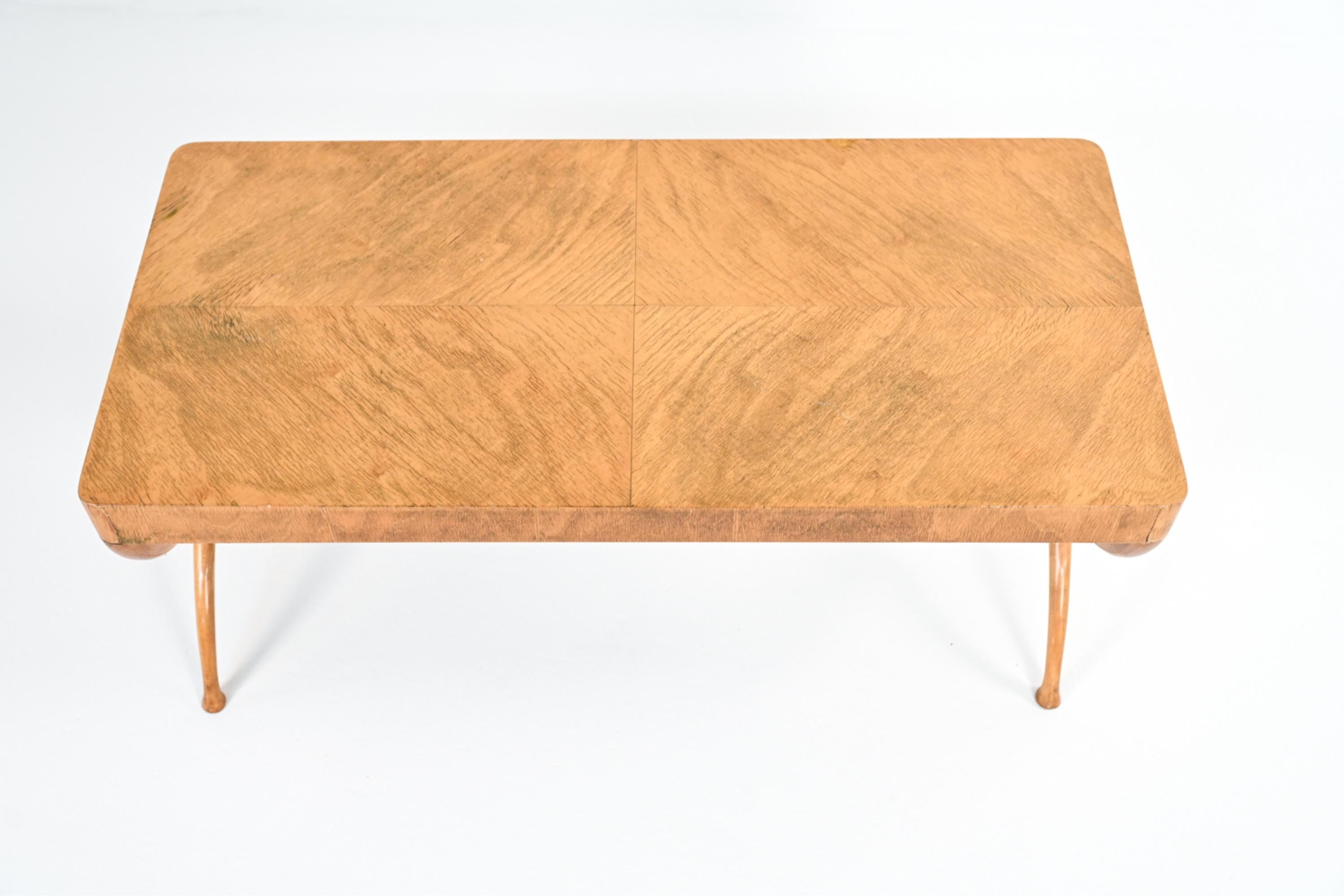 Italian Manner of Tomaso Buzzi 1940's Coffee Table For Sale