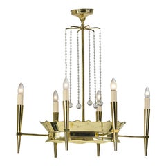 Manner of Tommi Parzinger Chandelier