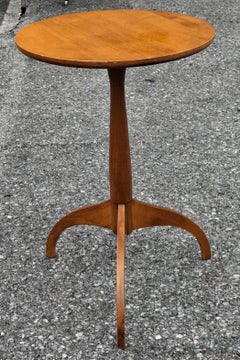 Manner Stephen Swift Stained Solid Cherry Pedetal Spider Side Table Candle Stand