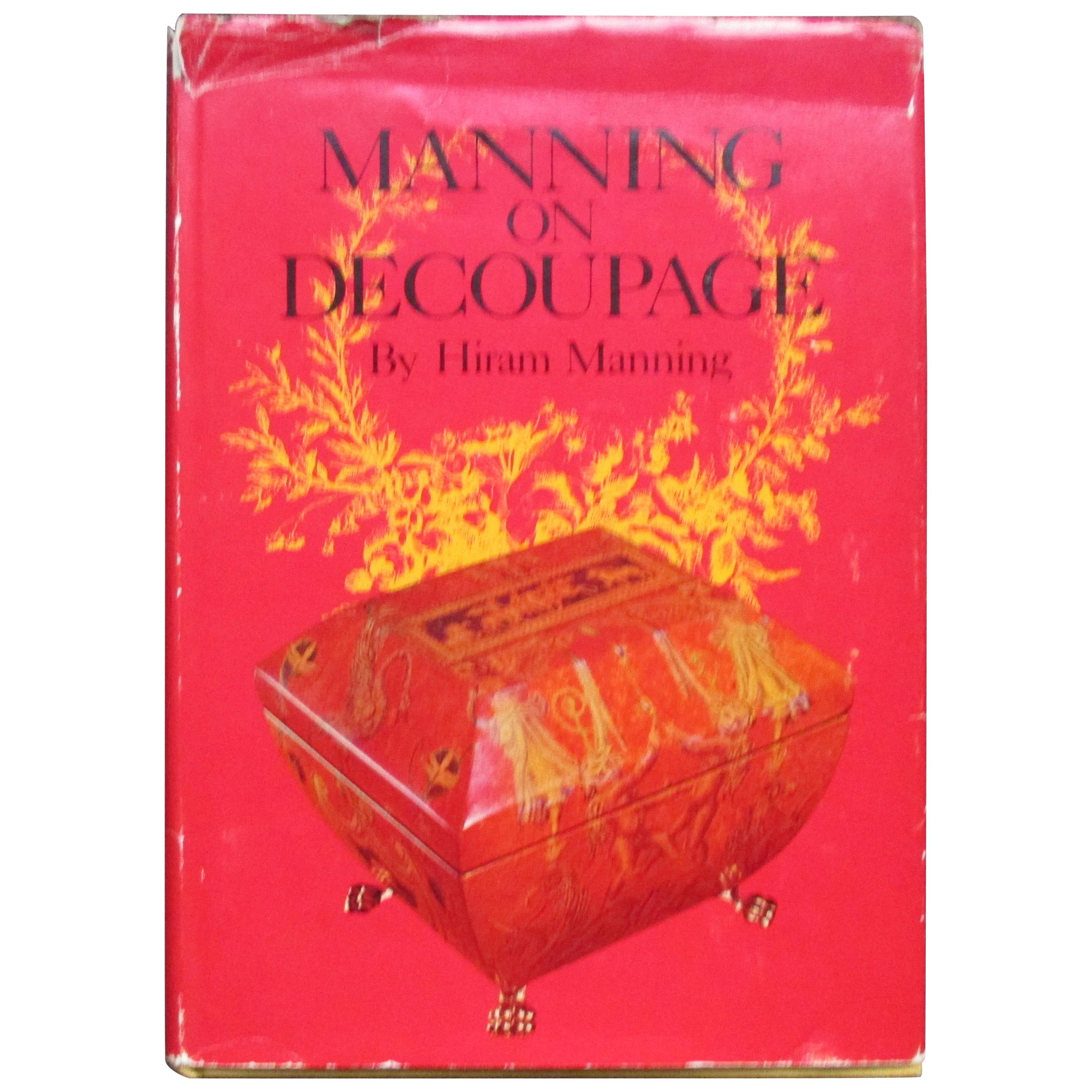 Manning on Decoupage Hardcover Decoration Book