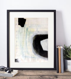 Rhythm And Blues #1, Mixed Media on Paper