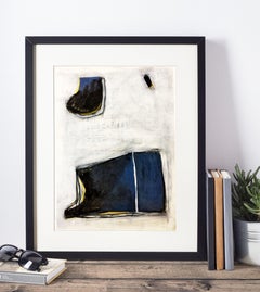 Rhythm And Blues #3, Mixed Media on Paper