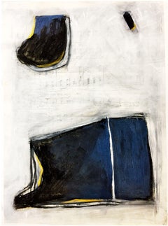 Rhythm And Blues #3, Mixed Media on Paper