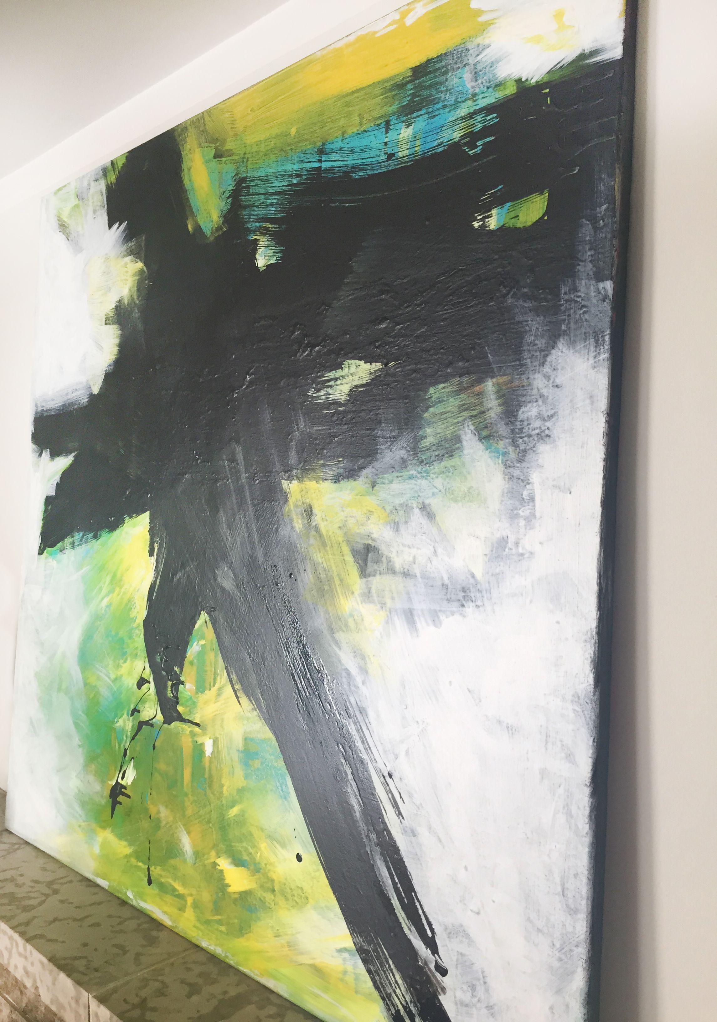 Quintal, Pittura, Acrilico su tela - Painting di Manny Martins Karman