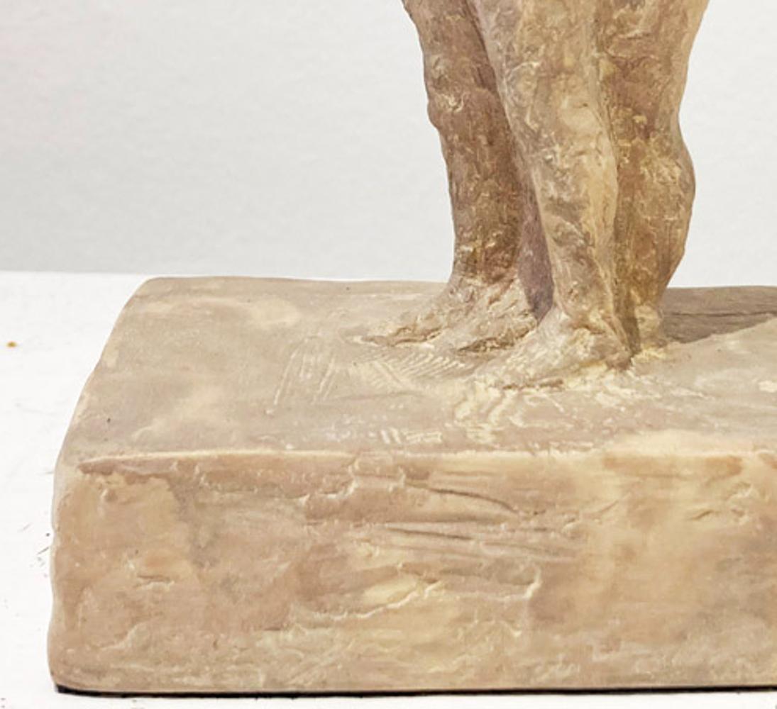 Were They Angels - Jesmonit & Earth Pigment / Skulptur in limitierter Auflage – Sculpture von Manny Woodard