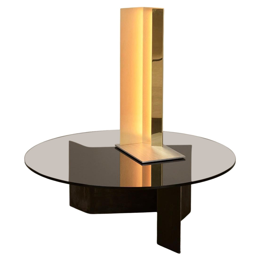 Mano Standing Lamp Table by Umberto Bellardi Ricci For Sale