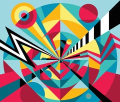 Space Portal, Limited Abstract Print, 2018