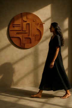 Manohaar Terracotta Fiber Glass Wall Sculpture by Muscellaneous
