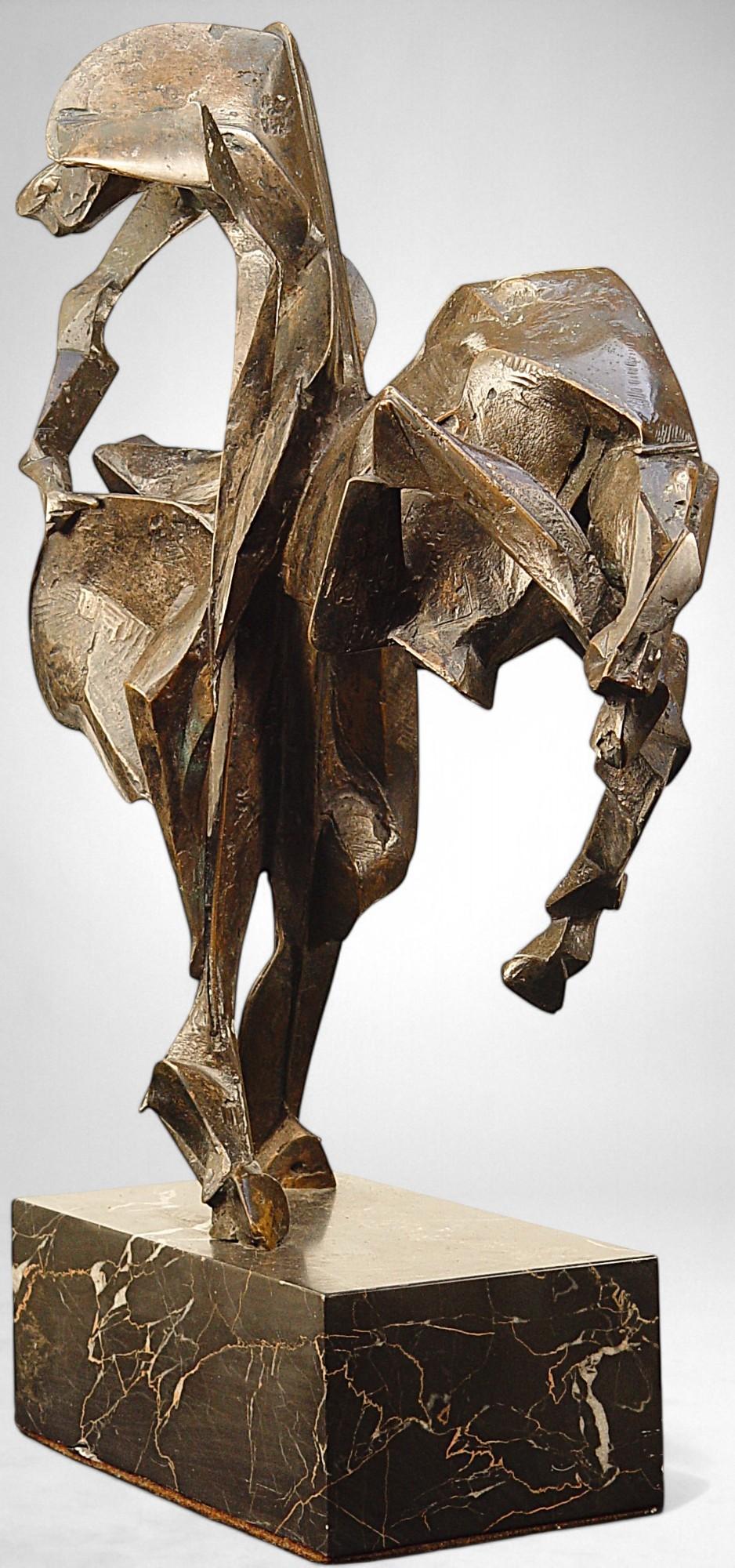 Bucephalus – Bronze Sculpture by Manolis Tzobanakis For Sale 3