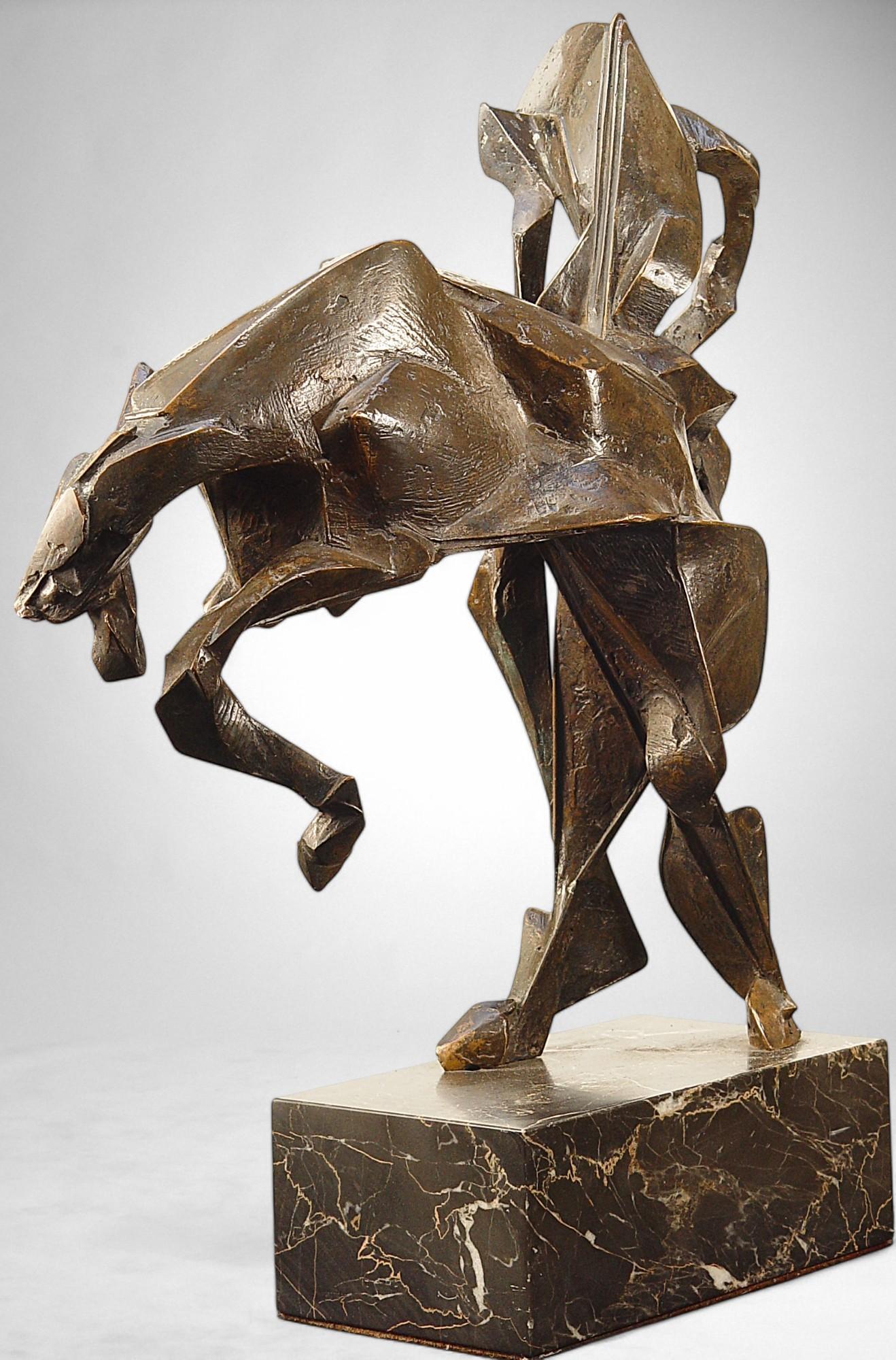 Bucephalus – Bronze Sculpture by Manolis Tzobanakis For Sale 4