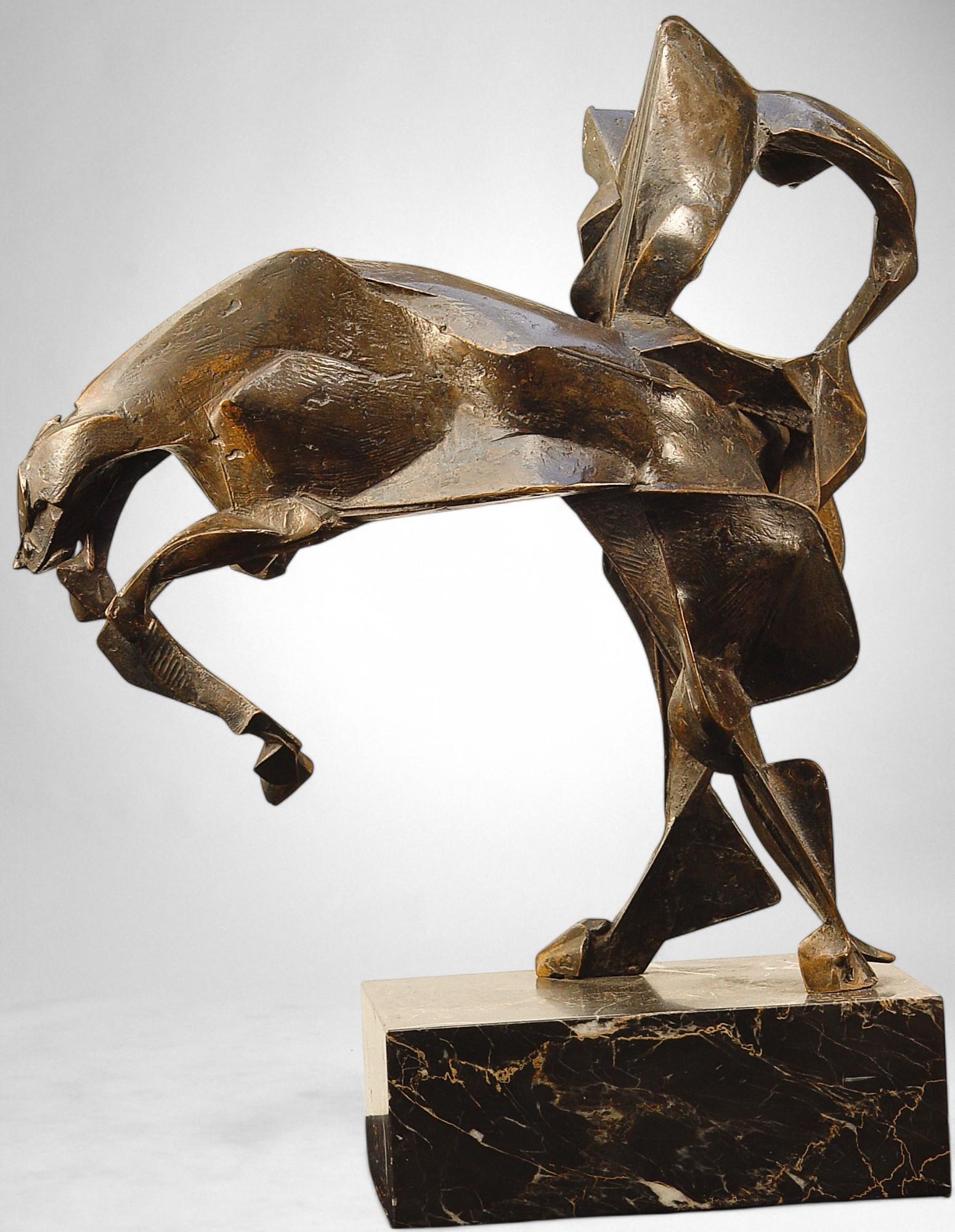 Bucephalus – Bronze Sculpture by Manolis Tzobanakis For Sale 5