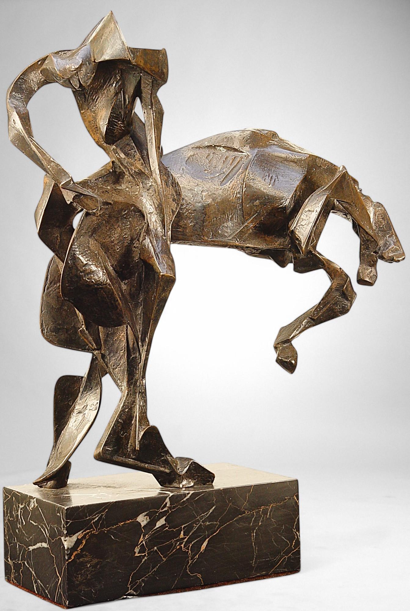Bucephalus – Bronze Sculpture by Manolis Tzobanakis For Sale 8