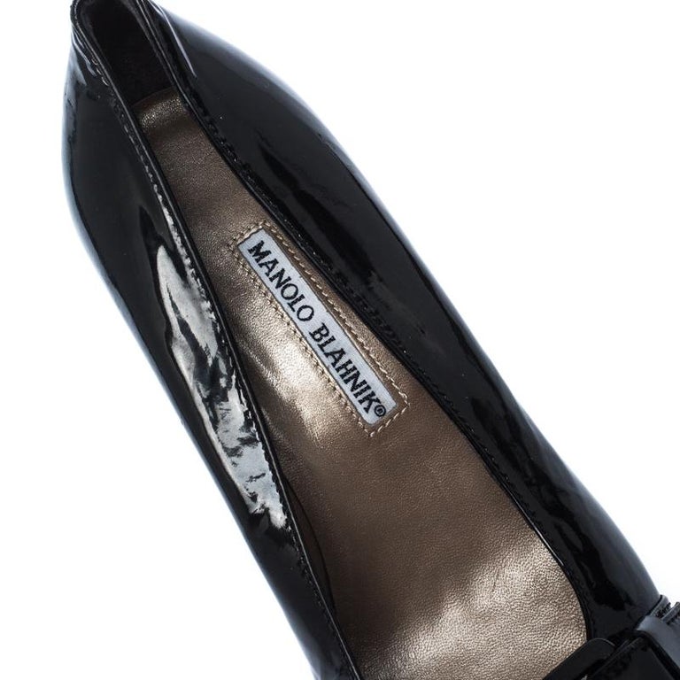 manolo blahnik patent leather