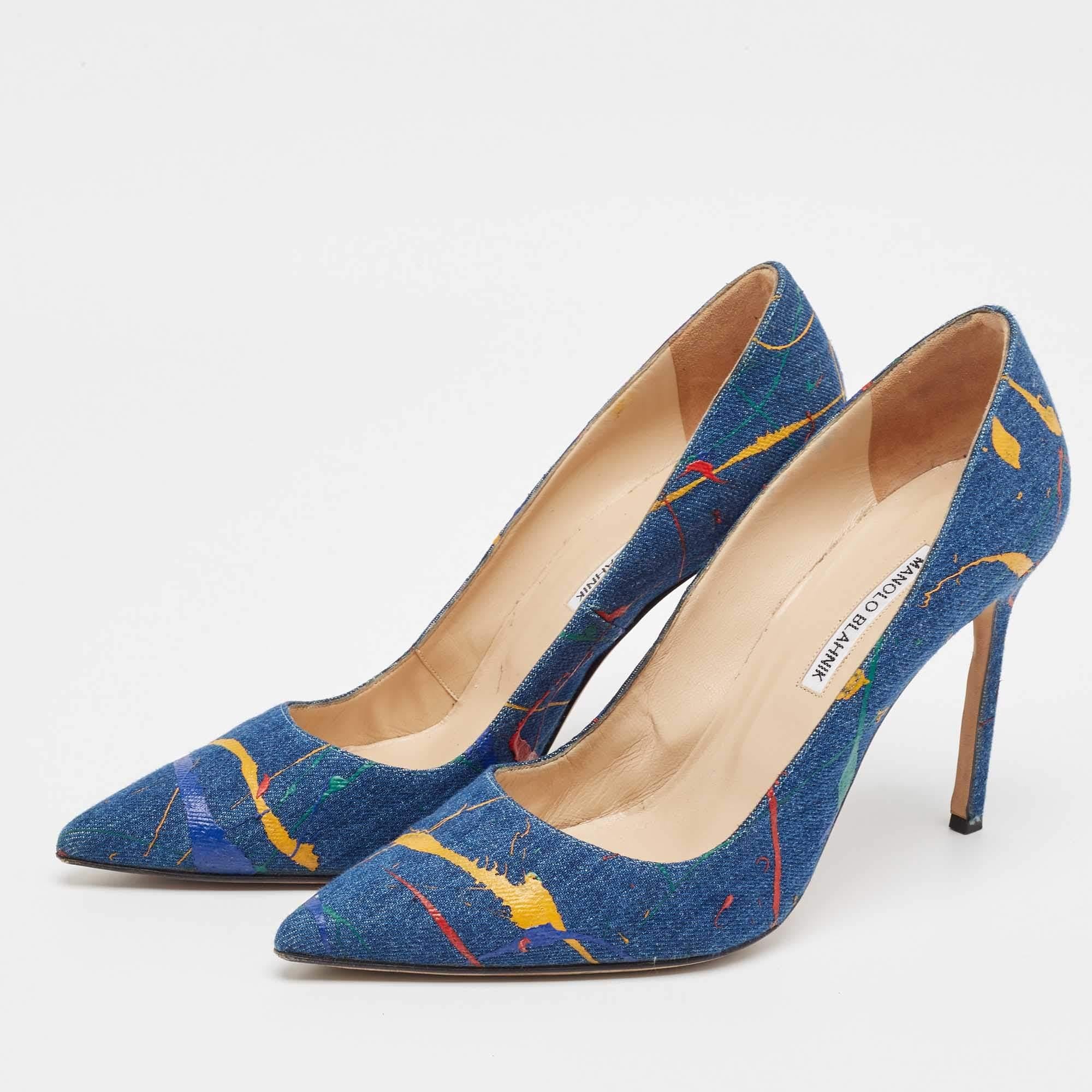 Make a statement with these Manolo Blahnik pumps for women. Impeccably crafted  these chic heels offer both fashion and comfort  elevating your look with each graceful step.