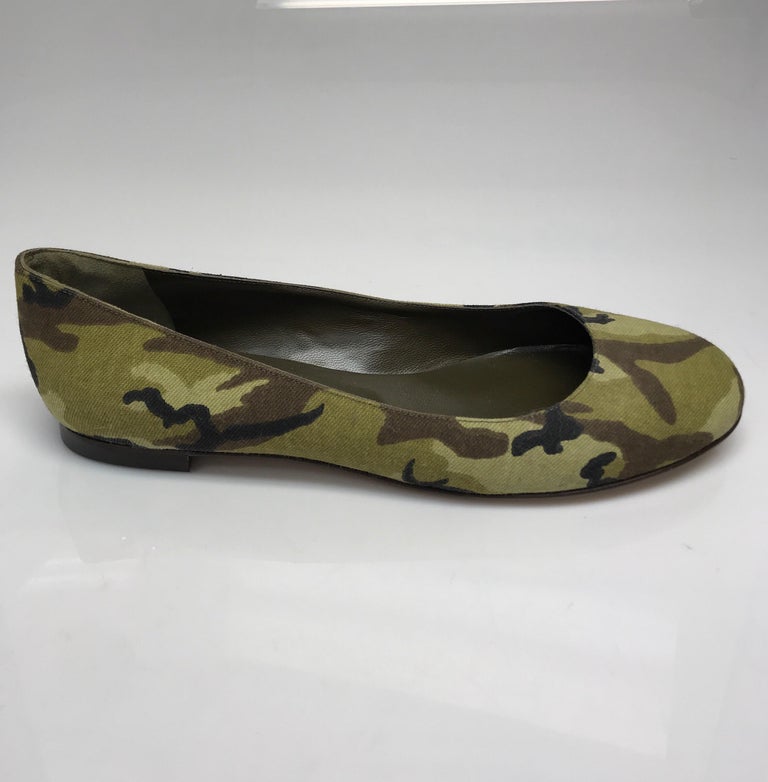 camo ballet flats
