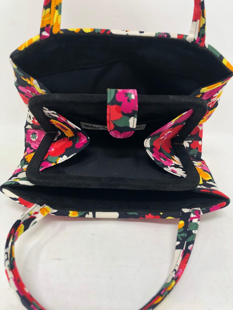 Manolo Blahnik Floral Mini Bag at 1stDibs | manolo blahnik handbags