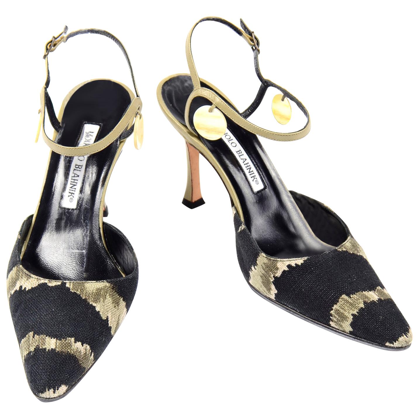 Vintage Manolo Blahnik Accessories - 75 For Sale at 1stDibs | gold 