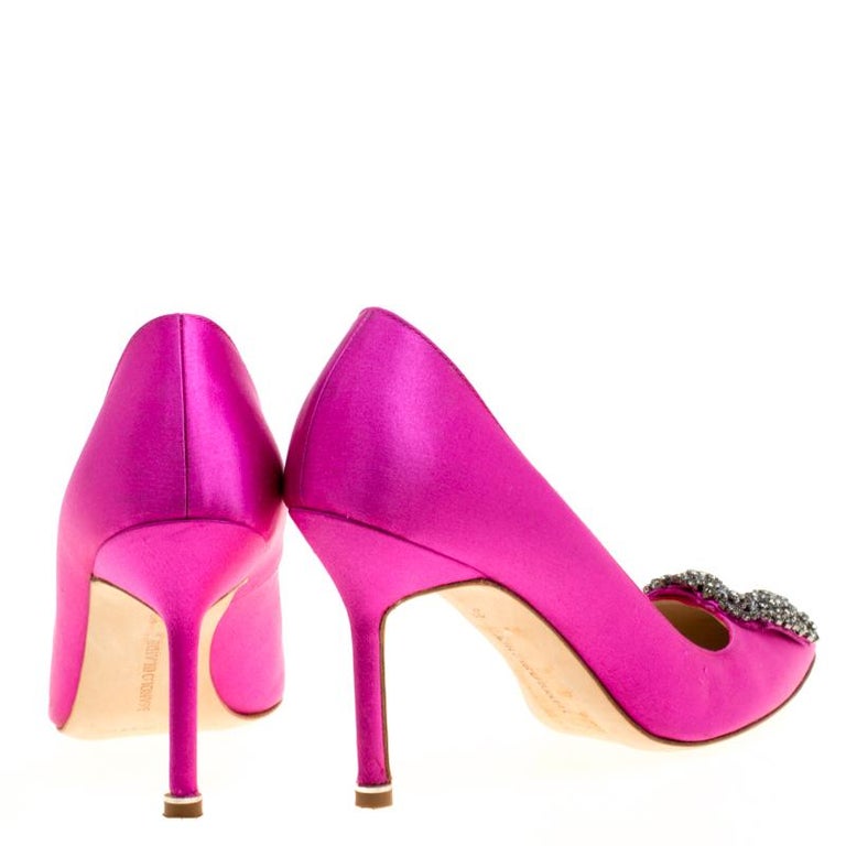 manolo blahnik hangisi flat pink