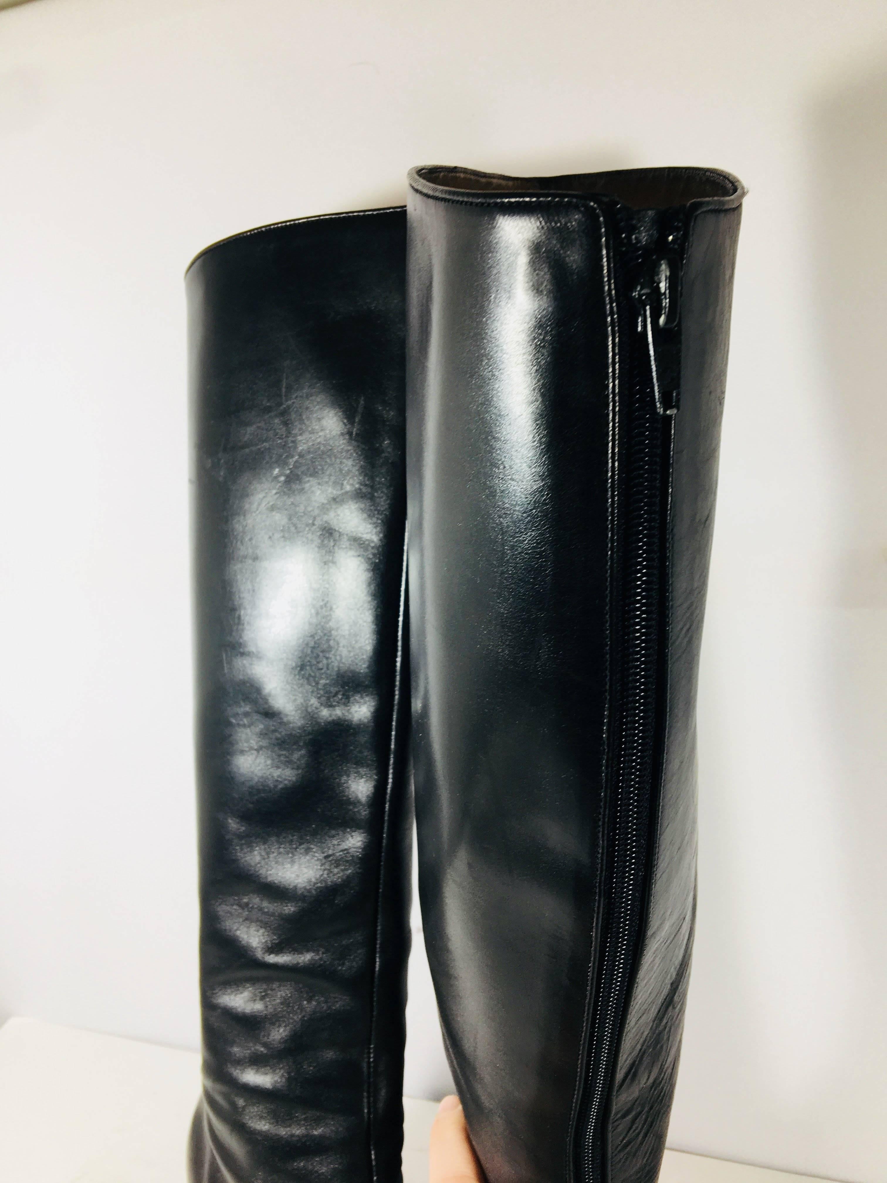 Women's Manolo Blahnik Leather Boots