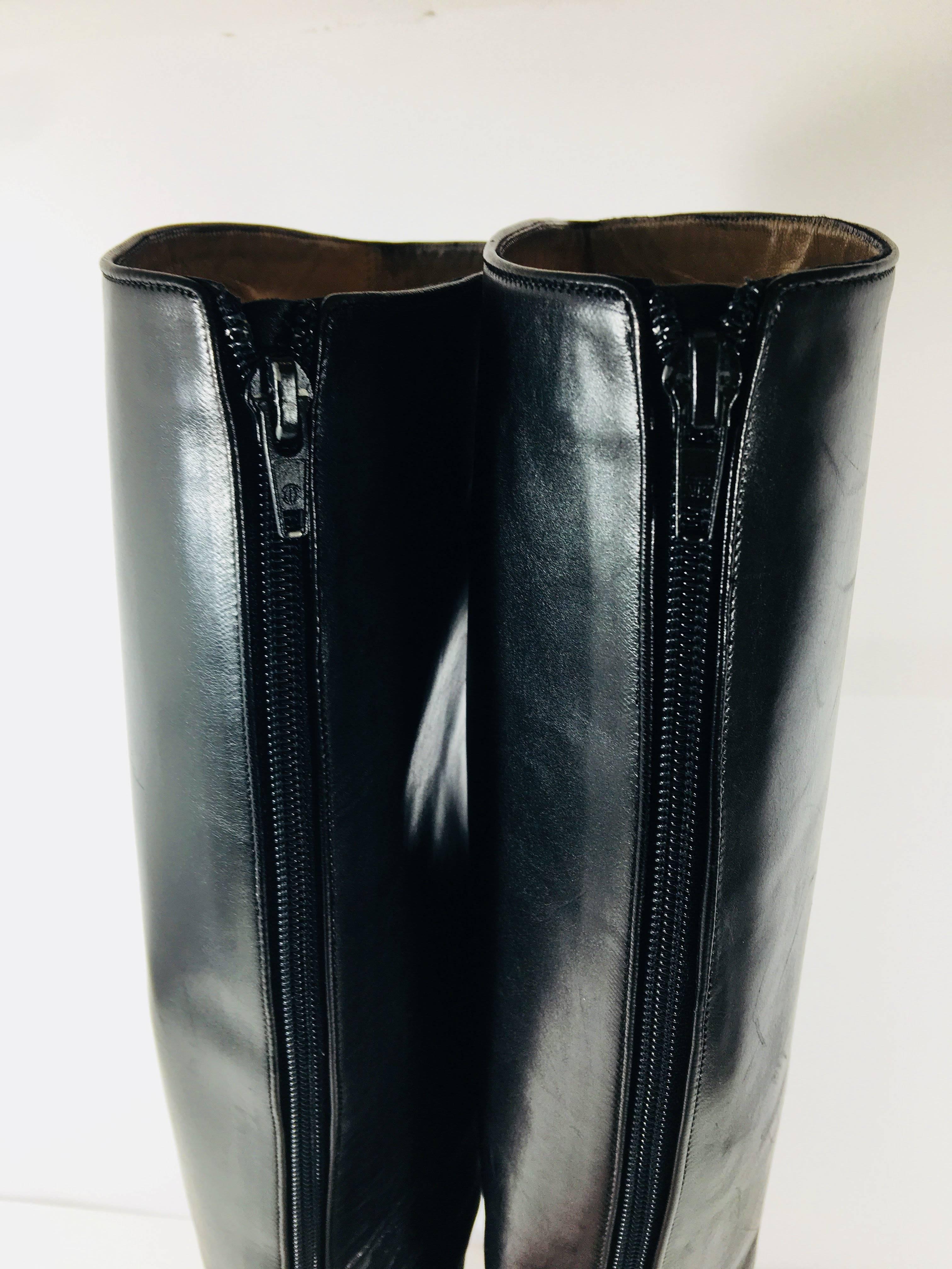 Manolo Blahnik Leather Boots 2