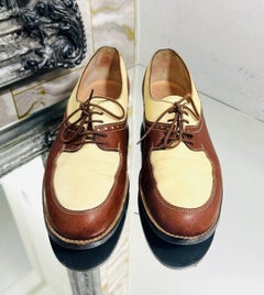 Manolo Blahnik Leather Brogues