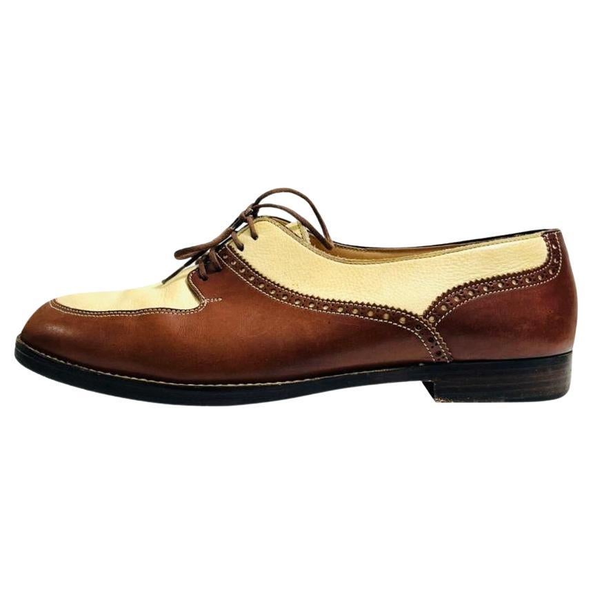 Manolo Blahnik Leather Brogues For Sale