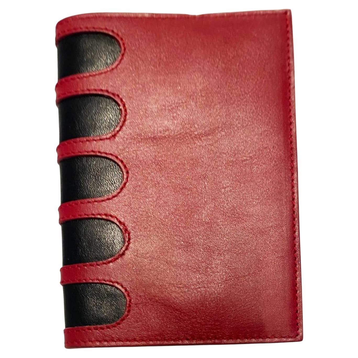 Manolo Blahnik Limited Edition Leather Passport Cover  For Sale