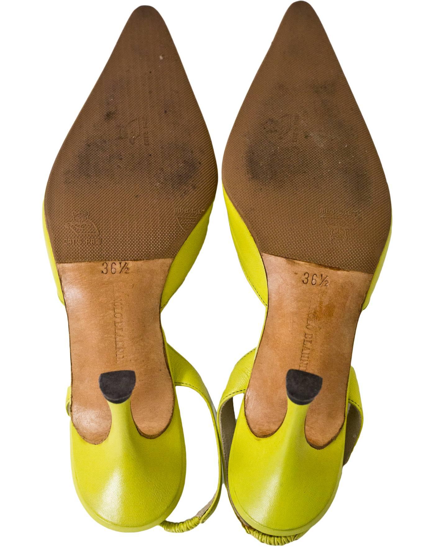 neon green kitten heels