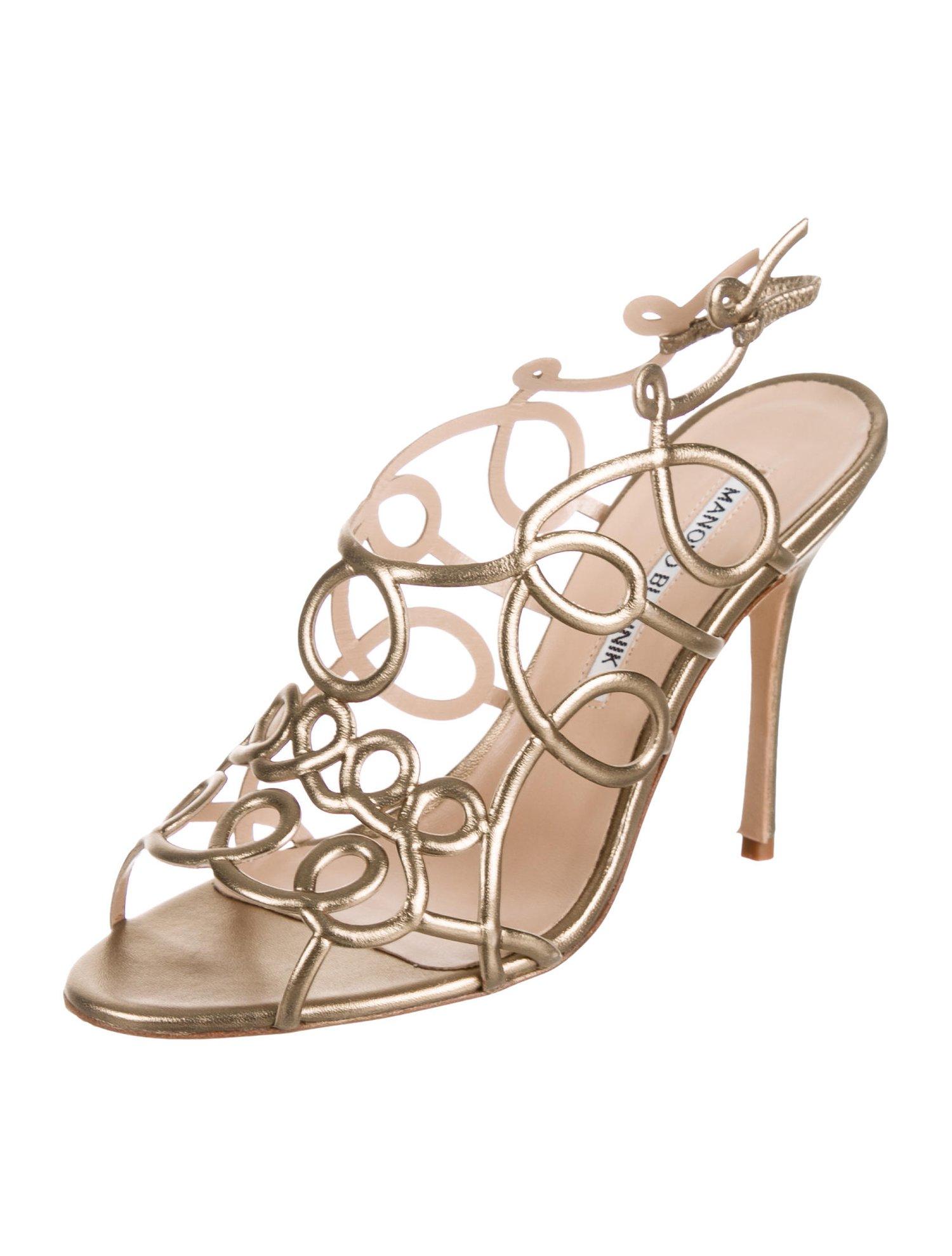 manolo blahnik sandal heels