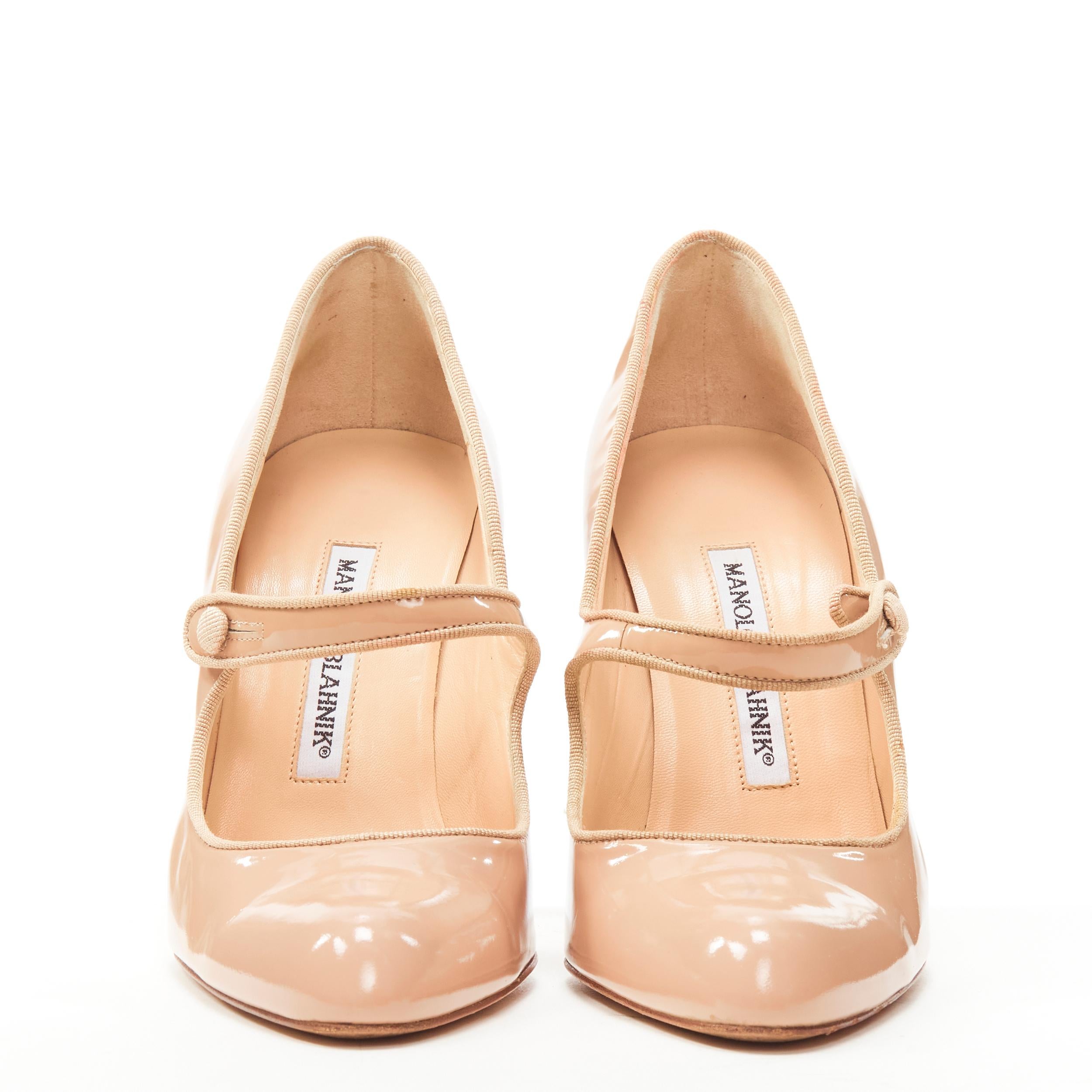 nude mary jane pumps