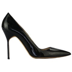 Manolo Blahnik Patent Leather Pumps Eu 39 Uk 6 Us 9