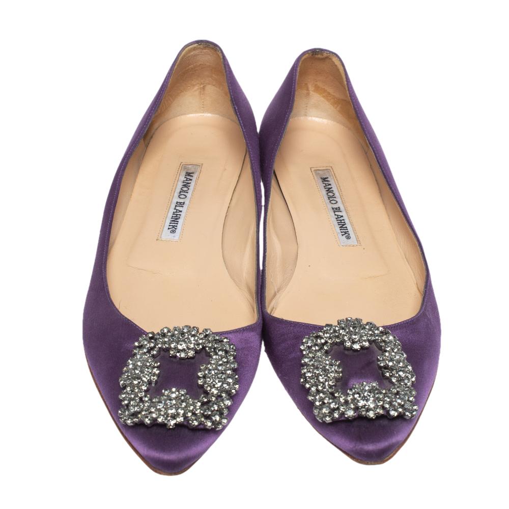 purple manolo blahnik shoes