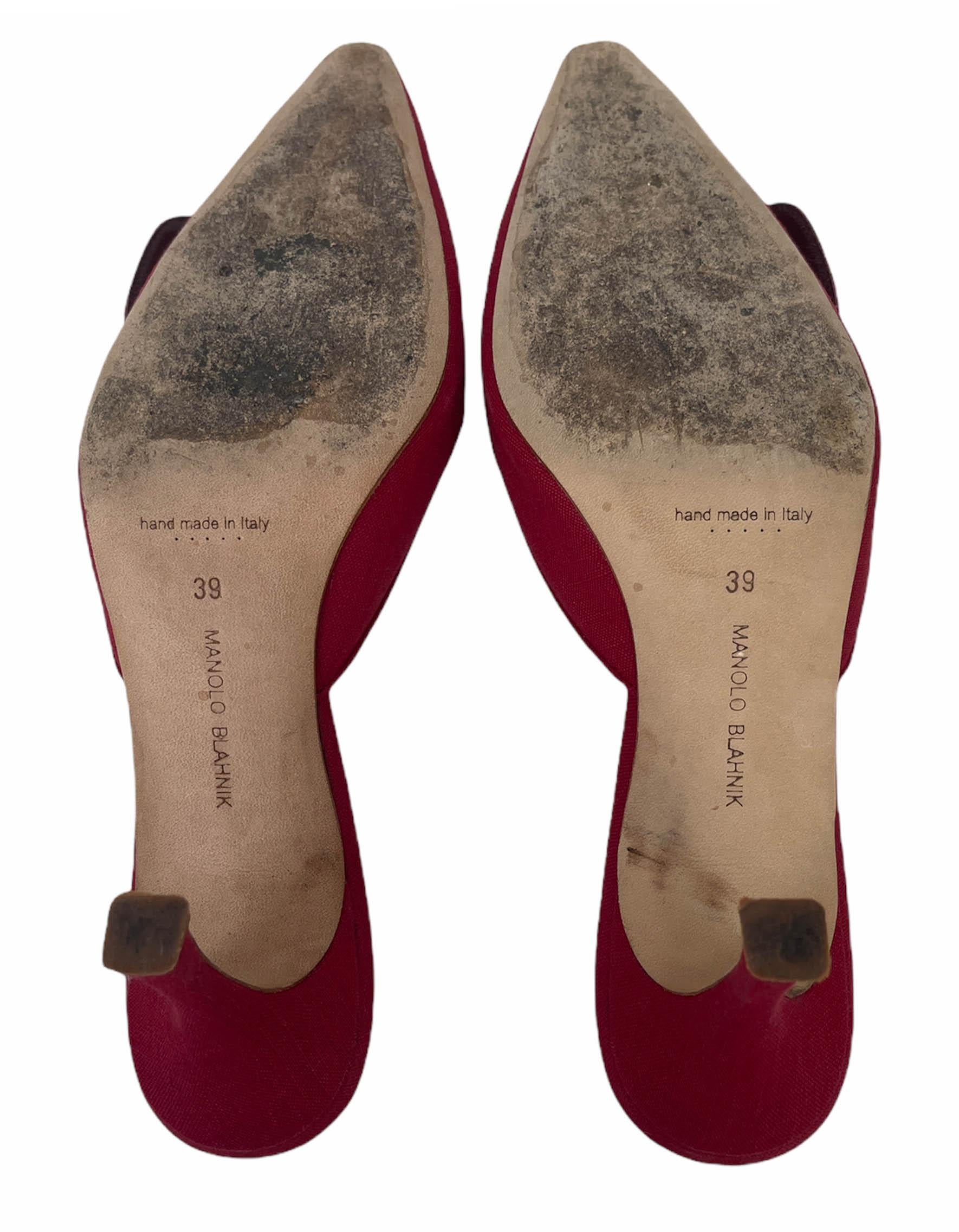 manolo blahnik maysale 70 linen mules