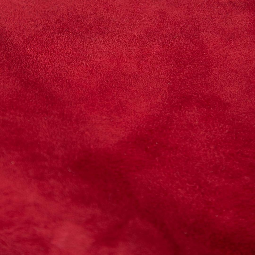 Manolo Blahnik Red Suede Heeled Ankle Boots Size IT 37.5 For Sale 1