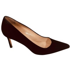 Manolo Blahnik Suede Pumps