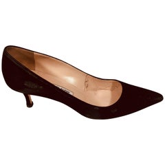 Manolo Blahnik Suede Pumps