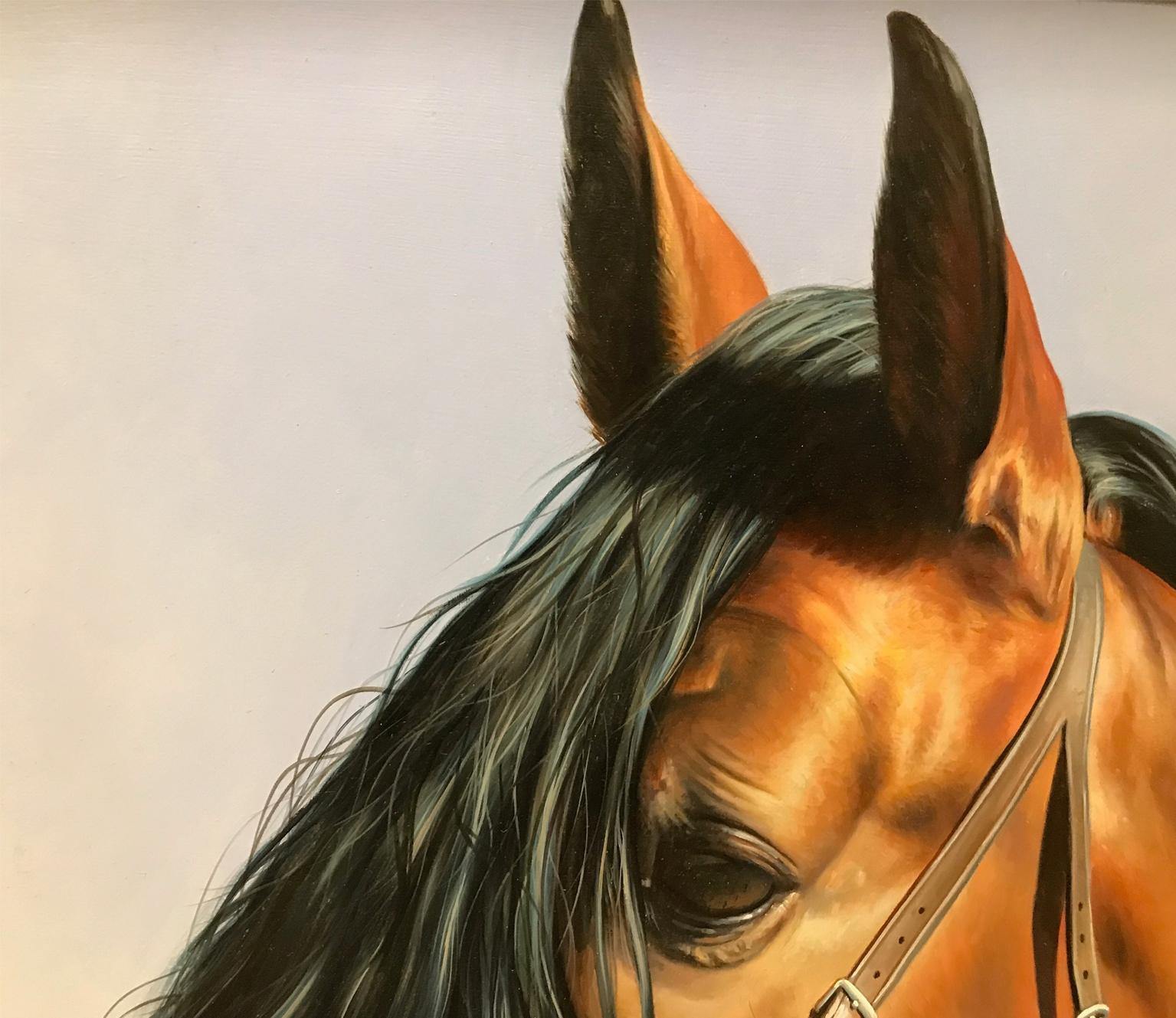 REALISM - HORSE - Painting by Manolo Higueras