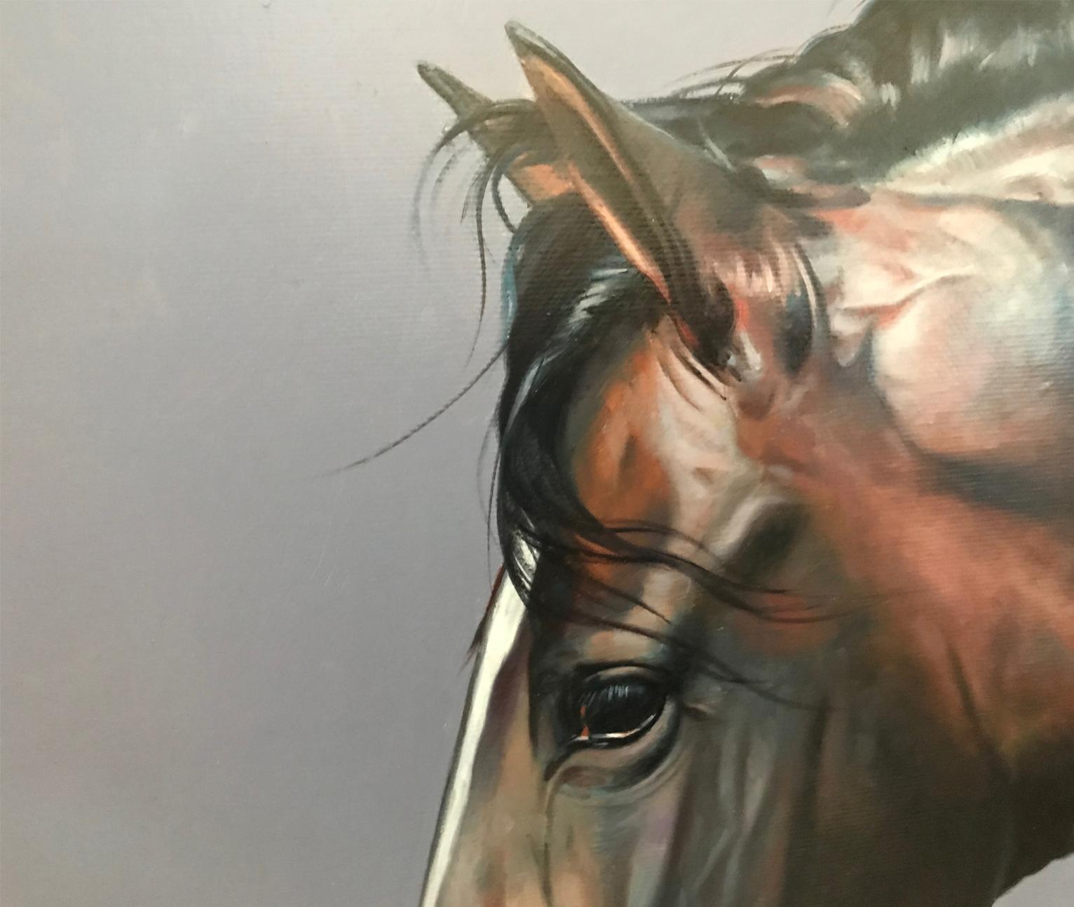 REALISM - HORSE - Realist Painting by Manolo Higueras