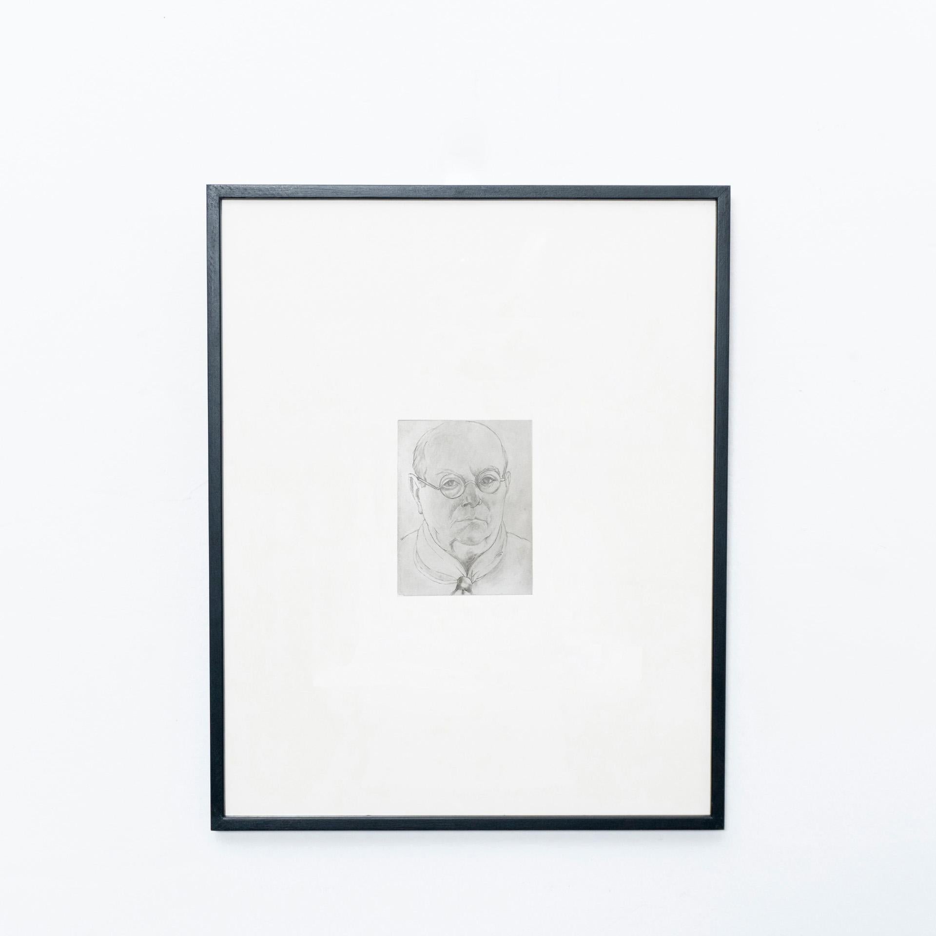 Photographie d'archives de Manolo Hugué.
Imprimé, vers 1960.

En état d'origine, avec une usure mineure conforme à l'âge et à l'utilisation, préservant une belle patine.

La photographie est encadrée. Le cadre sur les photos est juste un